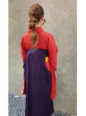 卒業式袴　着付け＋ヘアセット