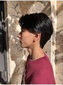 メンズカット/爽やか/ショートヘア/黒髪/20代30代40代50代