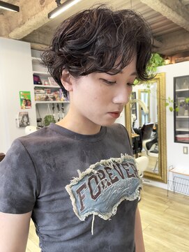 ヌード(NUDE) NUDE メンズライクショート ハンサムショート パーマショート