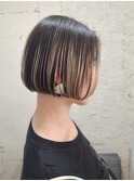 【新宿】ショートボブアンブレラカラー20代30代40代似合わせ
