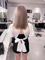 キング(K!ng)&nbsp;縮毛矯正髪質改善ハイライトレイヤーカット枚方美容室エクステ