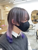 ドットハリス(.Hallis)&nbsp;ウルフカット/ハイトーンカラー/y2k/原宿/表参道