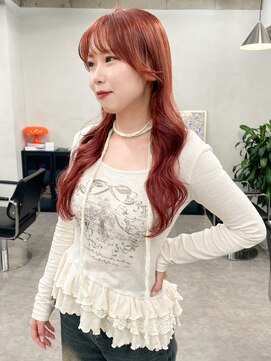 アロ 大阪梅田(alo) 【momoa】コーラルオレンジカラー