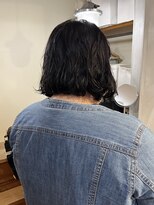 カールム(carlm) 【薬院・今泉carlm/上川美幸】パーマ風切りっぱなしボブ