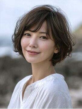 アルトリスト(Altruist Aging×HAIR&SPA) ★ダークアッシュ大人ガーリーボブ着物似合わせカット/髪質改善