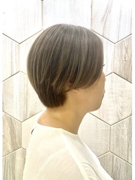 ビューティドレッセヤマノ 池袋パルコ(Beauty Dresse YAMANO) 白髪ぼかし/ハイライト/ショートボブ/ショート/ハンサムショート
