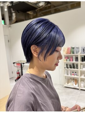 モリオフロムロンドン 大宮店(morio from London) 【かほ】艶感ラベンダーブルー