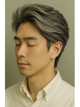 バース 梅田中崎町店(BIRTH) メンズハイライトバレイヤージュメッシュ