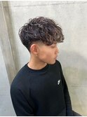 【スペインカール】外国人風パーマ×フェードカット