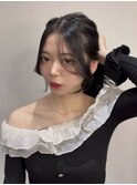 韓国ハッシュカット/くびれ/上品/顔周り/Zina福岡天神