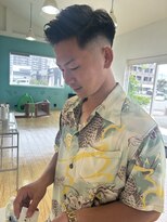 サラ ビューティ サイト 春日(SARA Beauty sight) 【松尾が作る】【バーバースタイル】【メンズ】七三フェード