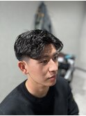 MEN’S HAIR/波巻ツイストスパイラル/フェザーパーマ/柏