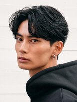 レタッチバイフィフス(RETOUCH by fifth) 韓国センターパートニュアンスパーマフェザーパーマメンズカット