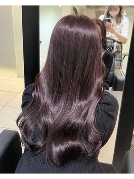 アクアオモテサンドウ(ACQUA omotesando) ☆韓国巻きダブルカラーラベンダーグレージュワインレッドピンク