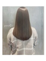 ソラオオイタ(SORAoita)&nbsp;柔らかローレイヤー×オリーブグレイ