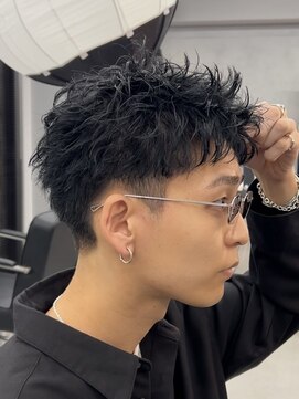 アンサー 渋谷(ANSWER) ルーズショートスパイキーショート短髪ツイストルーズパーマ