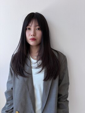 リコ ヘアアンドリラクゼーション 一宮店(LICO HAIR&RELAXATION) 艶髪ロングレイヤー　髪質改善/縮毛矯正/レイヤー/ロング/一宮