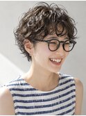 原宿マッシュショートハンサムショートニュアンスパーマ20代30代