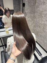 アネロ 名駅(anhelo)&nbsp;メテオ髪質改善カラー×ナチュラルブラウン