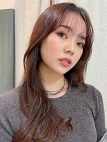 アトレ 福岡大名店(attrait)&nbsp;ロングヘアを上質なブラウンカラーに仕上げる