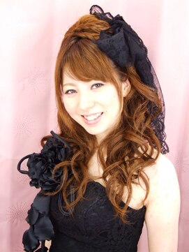 プレスト ベル 三宮 駅前店(Presto belle) 【プレストベル】 編み込みかぶせのハーフアップ C-08