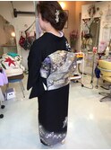 ヘアーセット、着付け