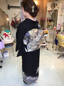 ヘアースタジオエル ヘアーセット、着付け