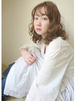 ヘア メイク リン(hair make rin)&nbsp;抜け感ゆるふわミディー