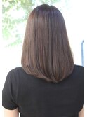 髪質改善ヘアエステカラー×カット　アッシュブラウン