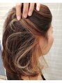 ラポート(Rapport)&nbsp;オレンジのインナーカラーでお洒落度アップ