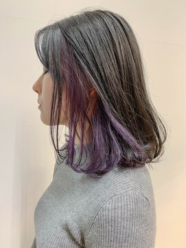 テトヘアー(teto hair) ラベンダーアッシュ、鬼滅の刃、胡蝶しのぶカラー