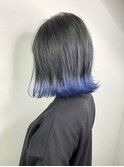 【SOURCE】ブルー裾カラー