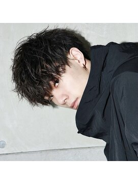 リップス 表参道店(LIPPS) ツーブロック刈り上げツイストスパイラルショート【前下がり】