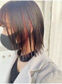 スリークボブ×インナーカラー