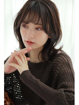 フェリア ファム 桃山台(FERIA fam) くびれヘア/ミディアム/メルティブラウン/