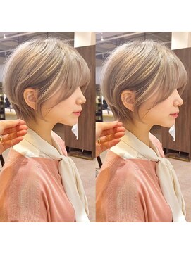 ビュー トウキョウ(VIEW TOKYO) 渋谷 20代30代40代大人可愛いひし形ショートボブ