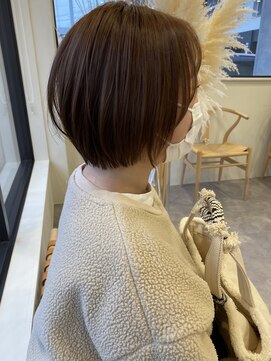 ピシェ ヘア デザイン(Piche hair design) サラッとしたショートボブ☆