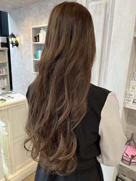 キャアリー(Caary) 福山美容室caary大人気イルミナカラー　ミルクティーベージュ