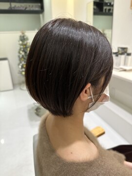 イツクヘアー(Ituc Hair) 【お客様施術例】ショートボブ/サンドグレージュ