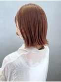 ミルキーピンク_チェリーブラウンフェミニンロング_ba409121