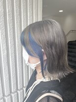 ネオリーブカップ 町田店(Neolive capu)&nbsp;ボブ／フェイスフレーミング/ブルーシルバー
