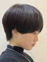 ロンドブルーム 天神大名店(Lond Bloom) 大人マッシュショート丸みショート黒髪ショートベリーショート