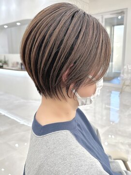 ザシー おおたかの森(The C) 30代40代50代◎丸みショート×グレージュ