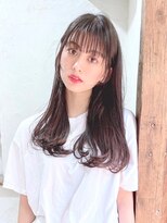 アエレ アヴェダ ゆめが丘ソラトス店(aere AVEDA)&nbsp;艶髪ダークブラウン×似合わせ顔周り/前髪[ゆめが丘]