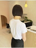 ミニボブ☆オリーブグレージュ