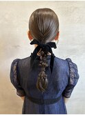 編みおろしアレンジ