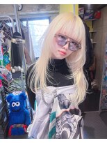 シリー(Silly)&nbsp;ブロンド/レイヤーカット/抜きっぱなし/韓国/外国人