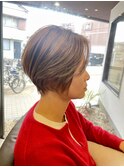 30代40代50代60代☆白髪をぼかして活かす◎大人くびれショート