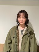 ボブ×パーマ