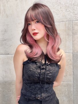 ロンド ロビン 栄(Lond robin) 髪質改善 縮毛 インナー ブリーチなしダブルカラー